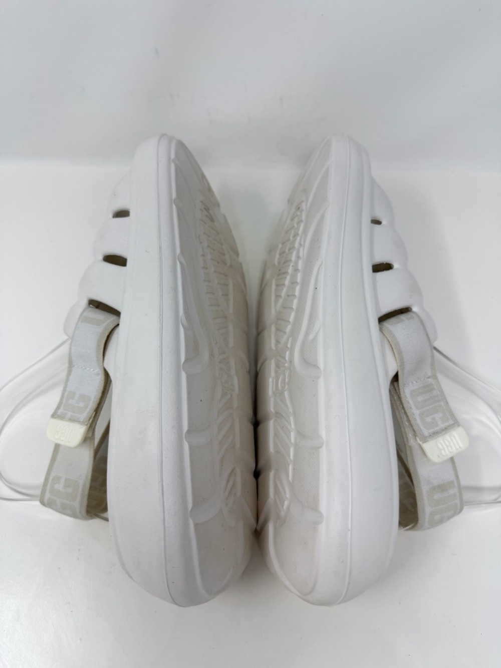 UGG Women's Sport Yeah Sandals Slides White Size 7 - Picture 5 of 9